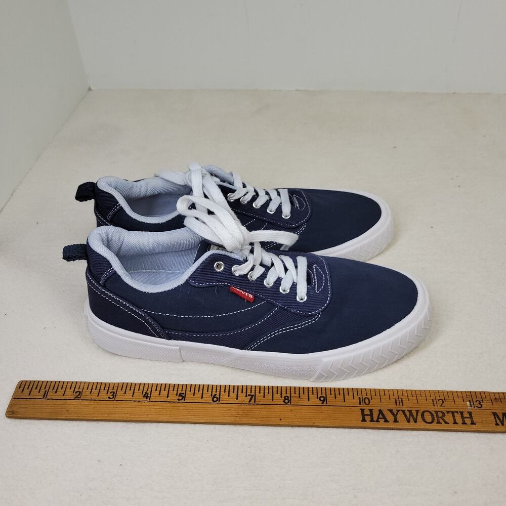 Levis Shoes Womens Naya Size 8.5 Blue 529794 Sneakers Comfort Casual Denim Jean - Picture 4 of 15
